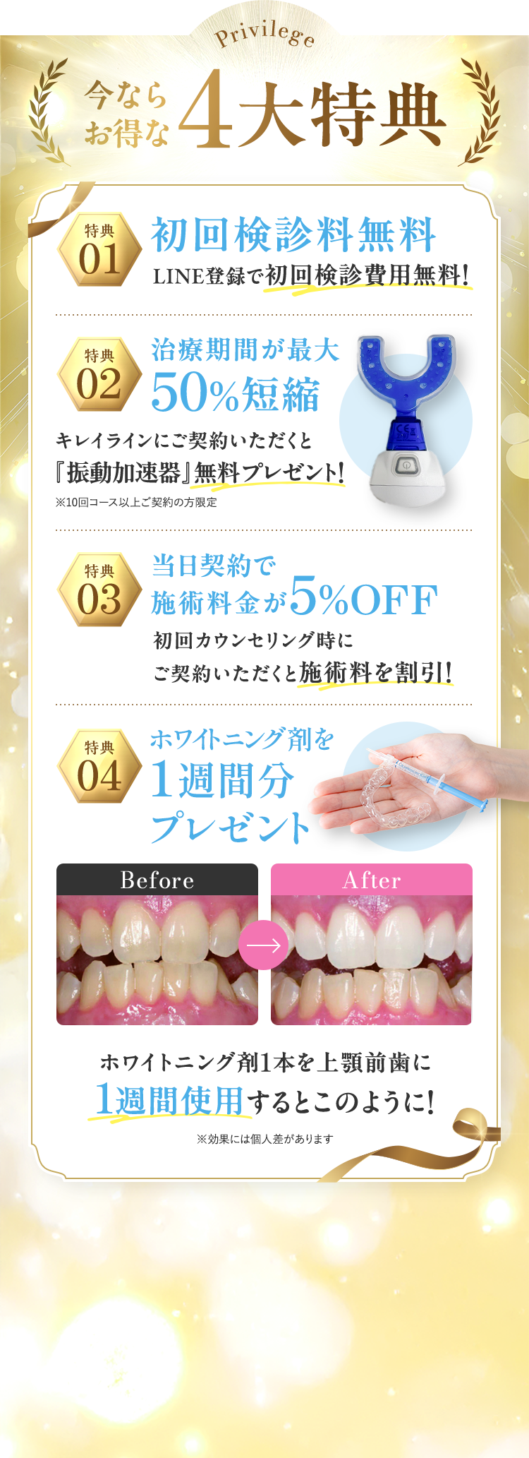 矯正治療の症例