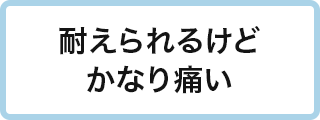 耐えられるけどかなり痛い