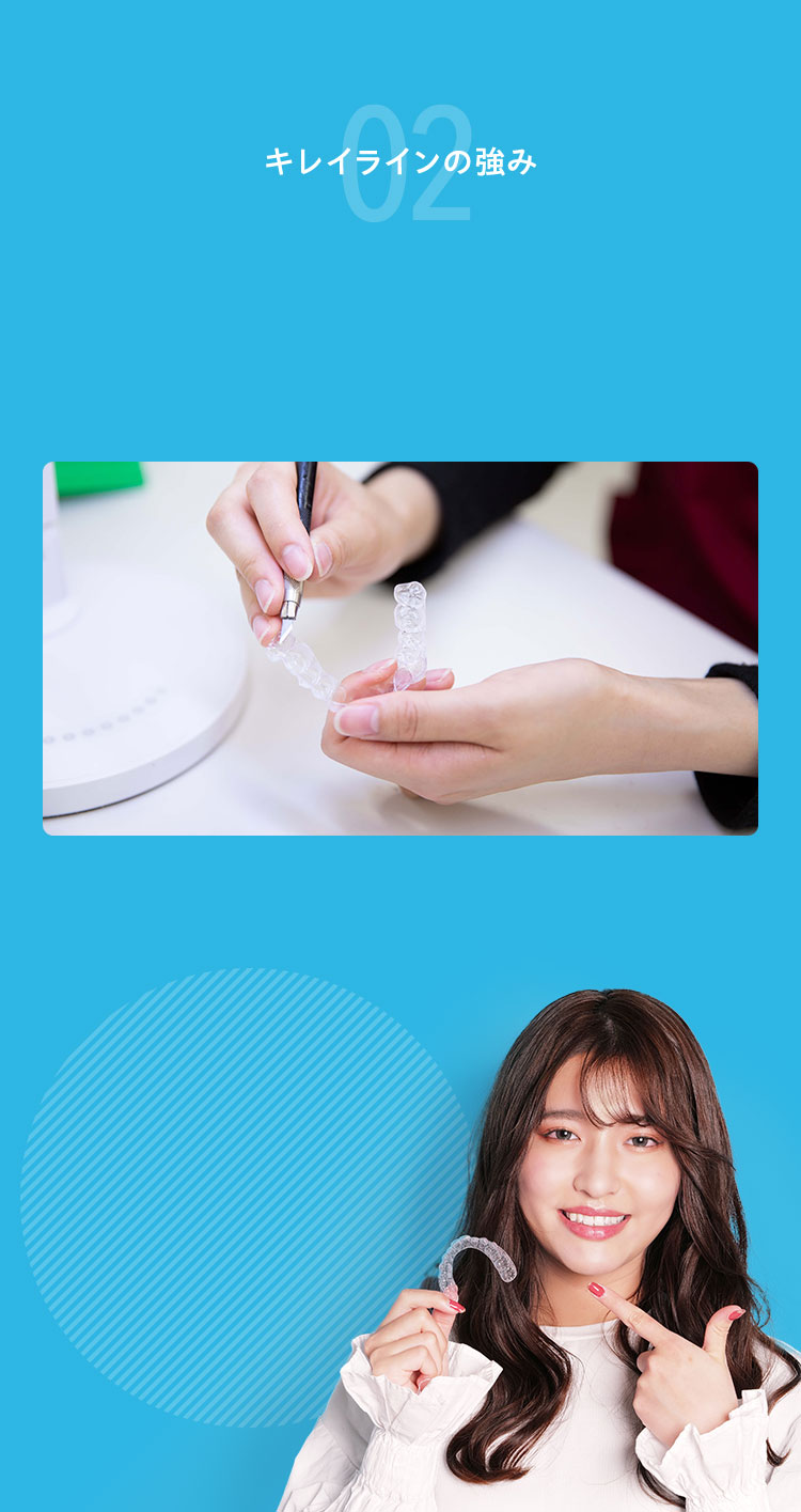 キレイラインの強み
