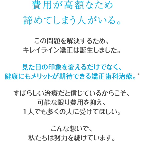 費用が高額なため、諦めてしまう人がいる。