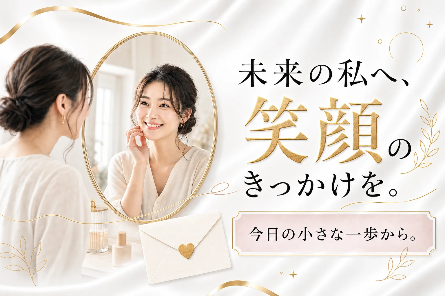 未来の私へ、笑顔のきっかけを。