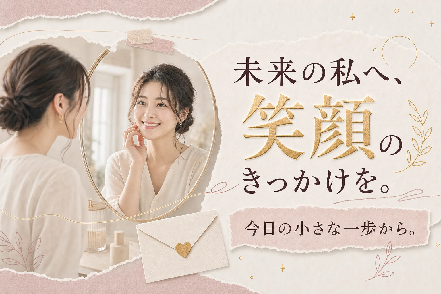 未来の私へ、笑顔のきっかけを。