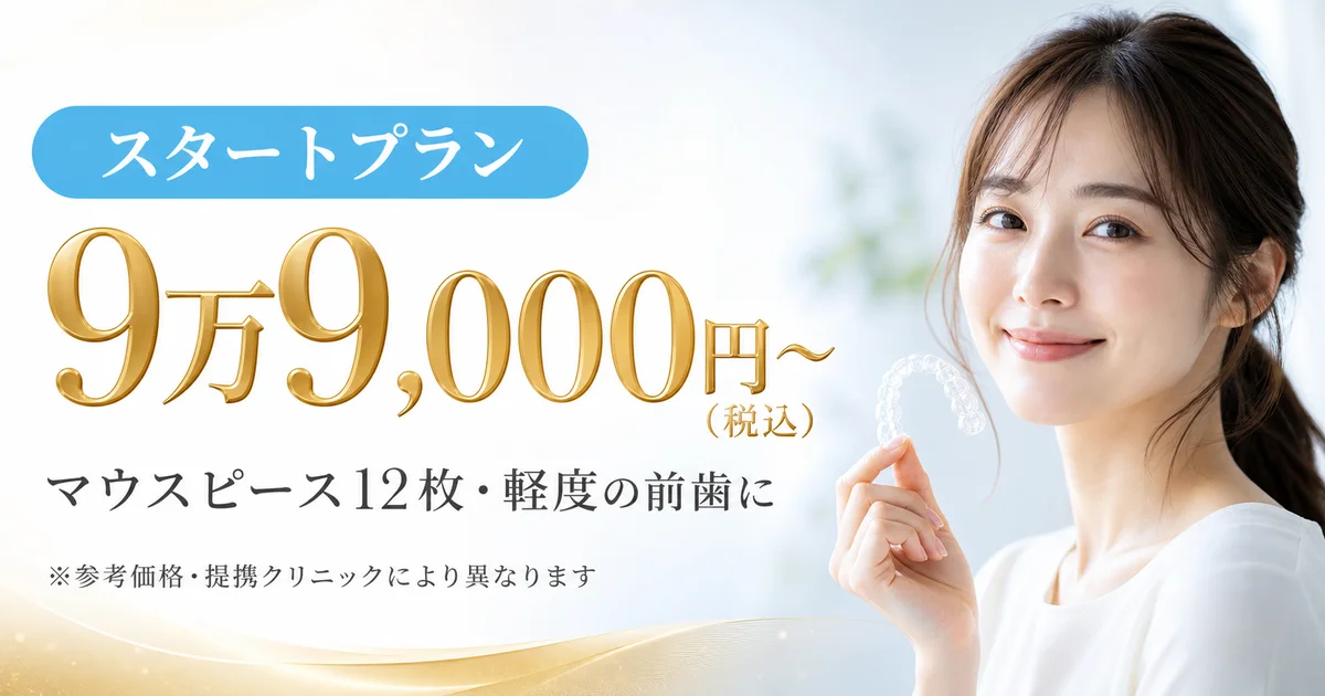 キレイライン矯正の料金プラン